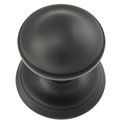 Classic Centre Door Knob Matt Black