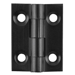 Fixed Pin Cabinet Hinge Matt Black / H25xW22mm