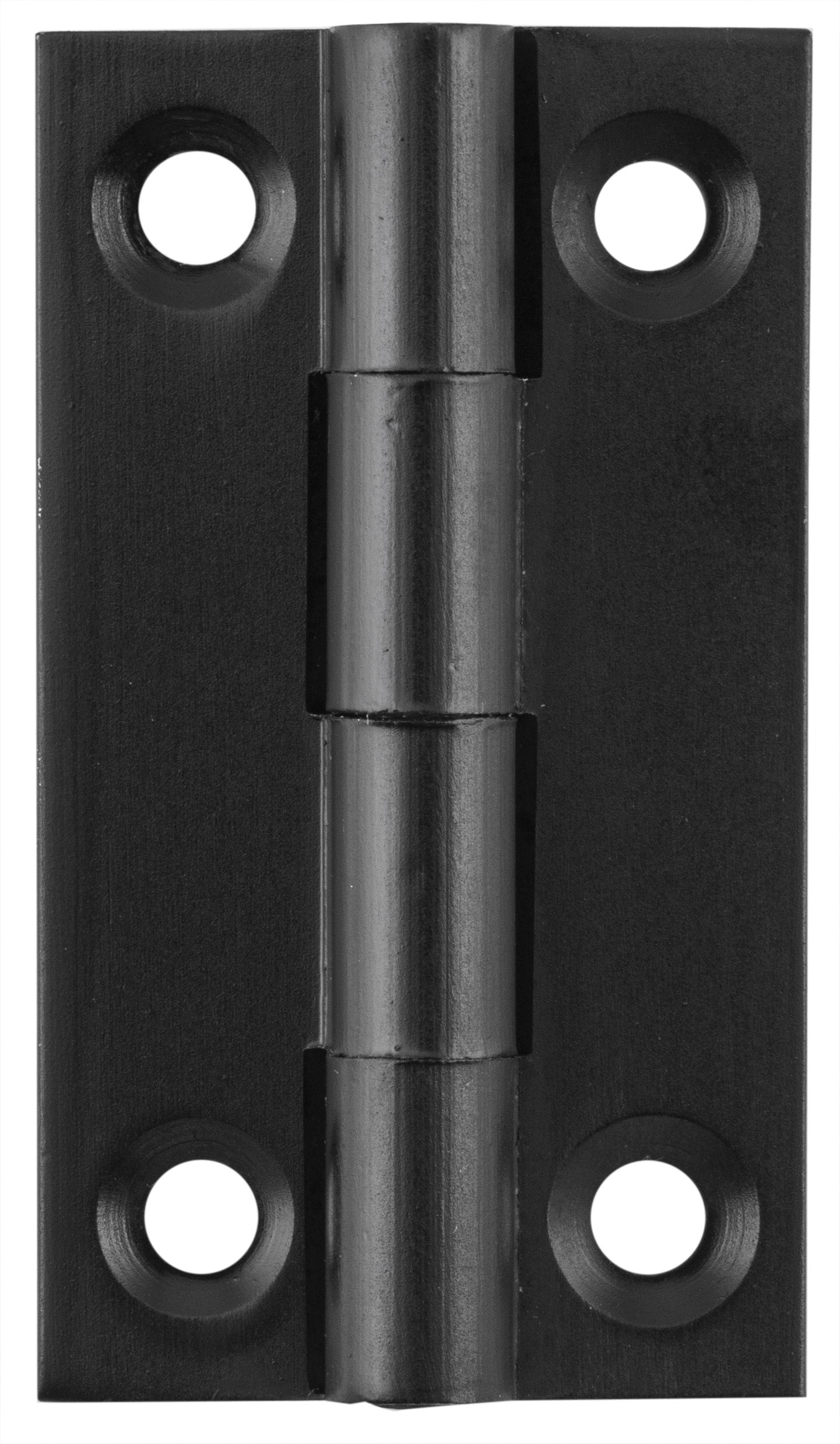 Fixed Pin Cabinet Hinge Matt Black / H38xW22mm