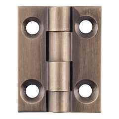Fixed Pin Cabinet Hinge Antique Brass / H25xW22mm
