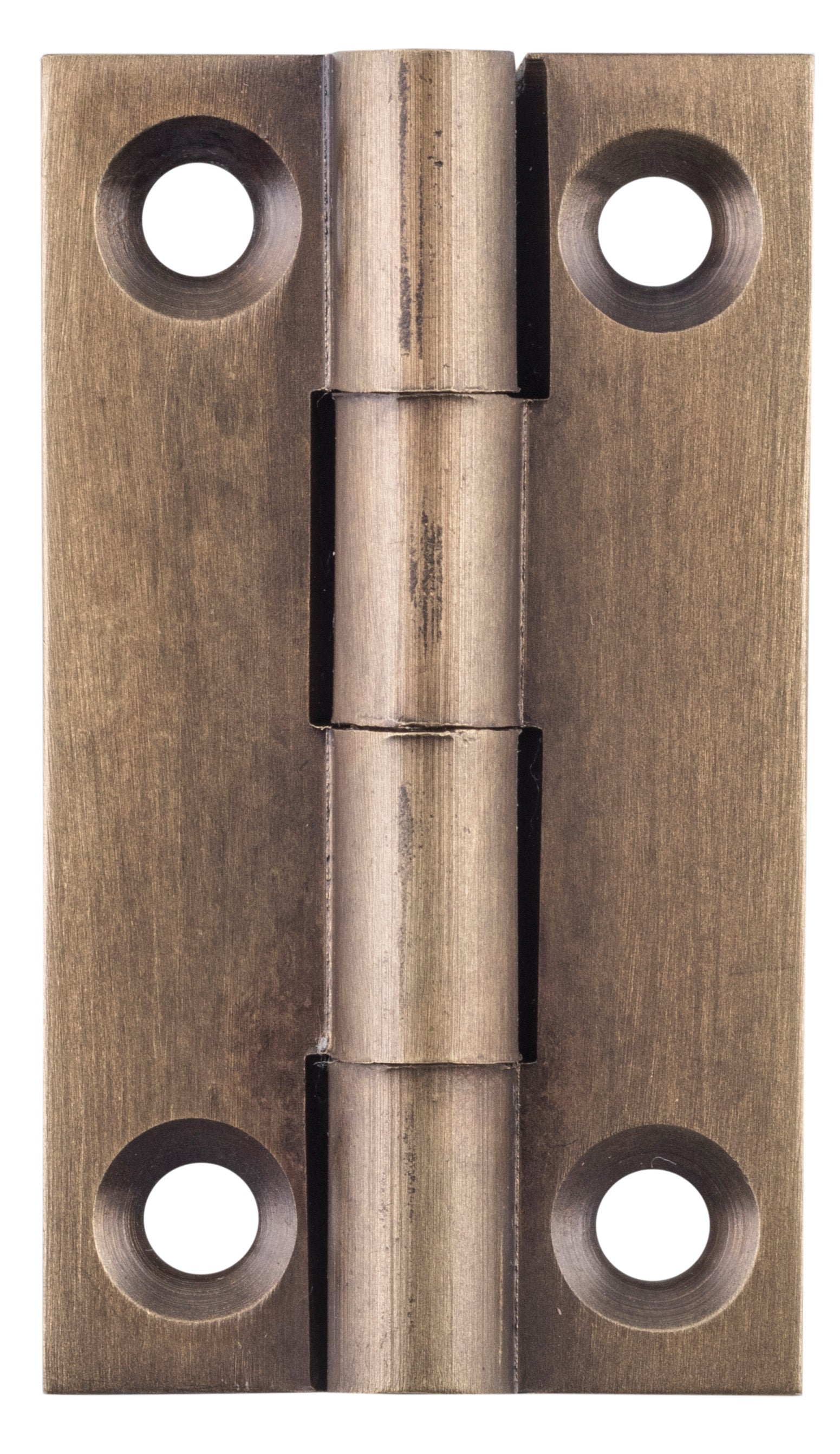 Fixed Pin Cabinet Hinge Antique Brass / H38xW22mm