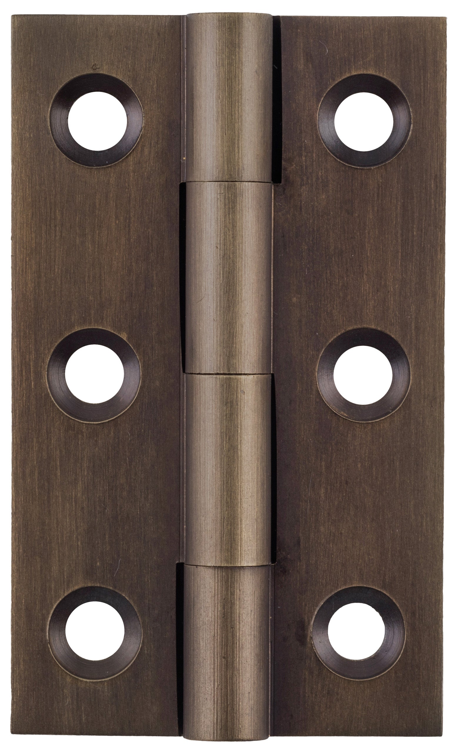 Fixed Pin Cabinet Hinge Antique Brass / H50xW28mm