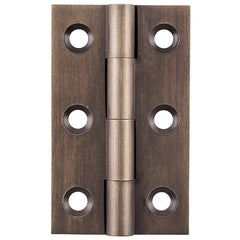 Fixed Pin Cabinet Hinge Antique Brass / H50xW28mm