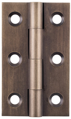 Fixed Pin Cabinet Hinge Antique Brass / H50xW28mm