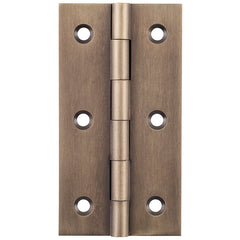 Fixed Pin Cabinet Hinge Antique Brass / H76xW41mm
