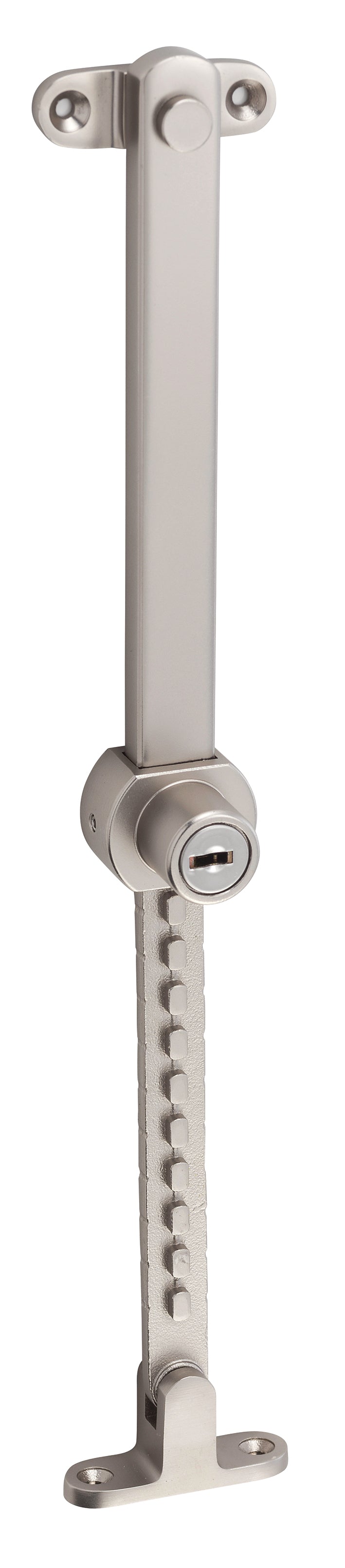 Locking Telescopic Casement Stay - Stainless Steel  L200-295mm Satin Nickel