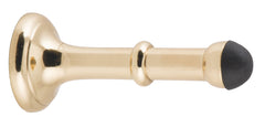 Large Concealed Fix Door Stop Polished Brass