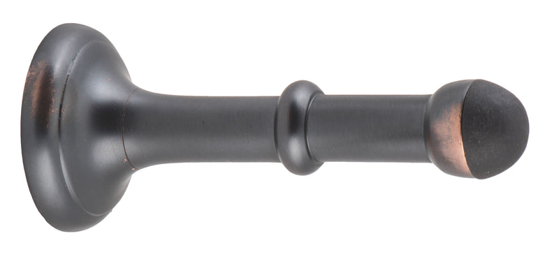 Large Concealed Fix Door Stop Antique Copper