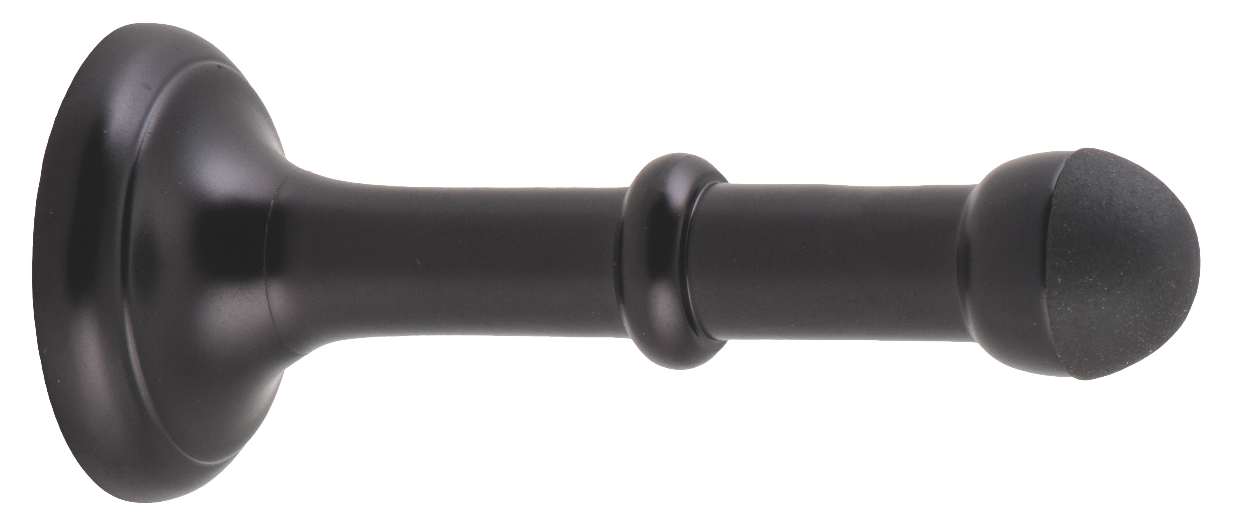 Large Concealed Fix Door Stop Matt Black