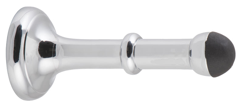 Large Concealed Fix Door Stop Chrome Plated