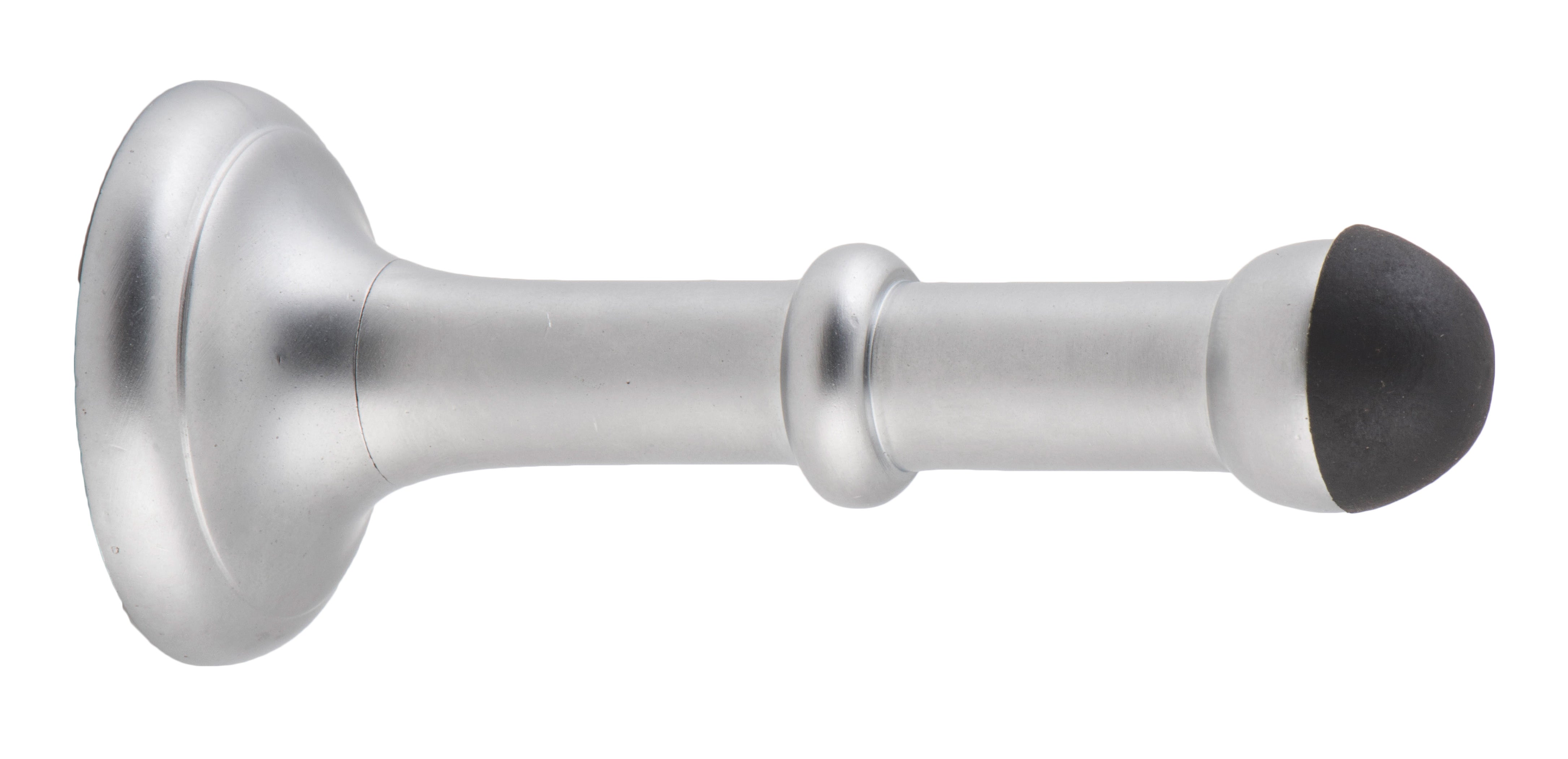 Large Concealed Fix Door Stop Satin Chrome