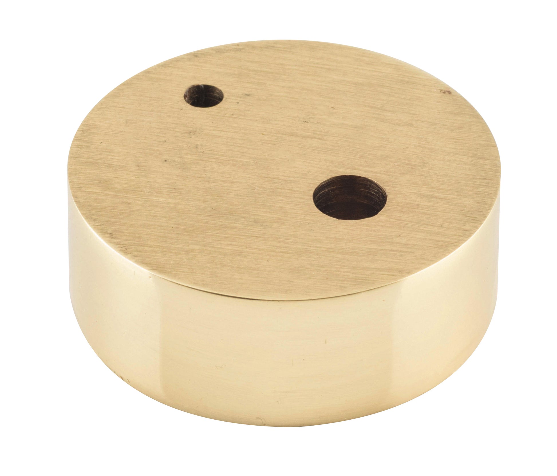 Oval Door Stop Spacer Polished Brass