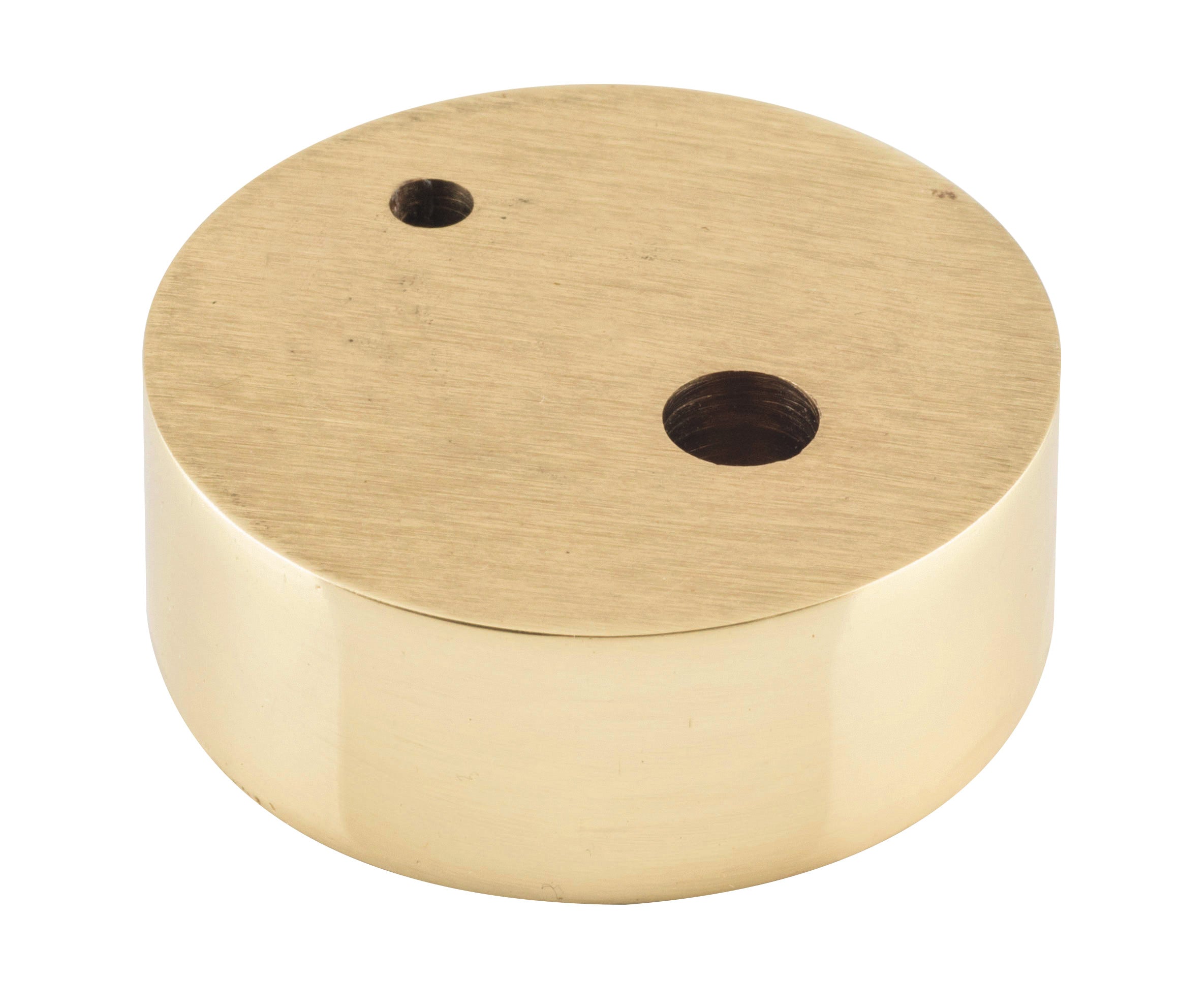 Oval Door Stop Spacer Polished Brass