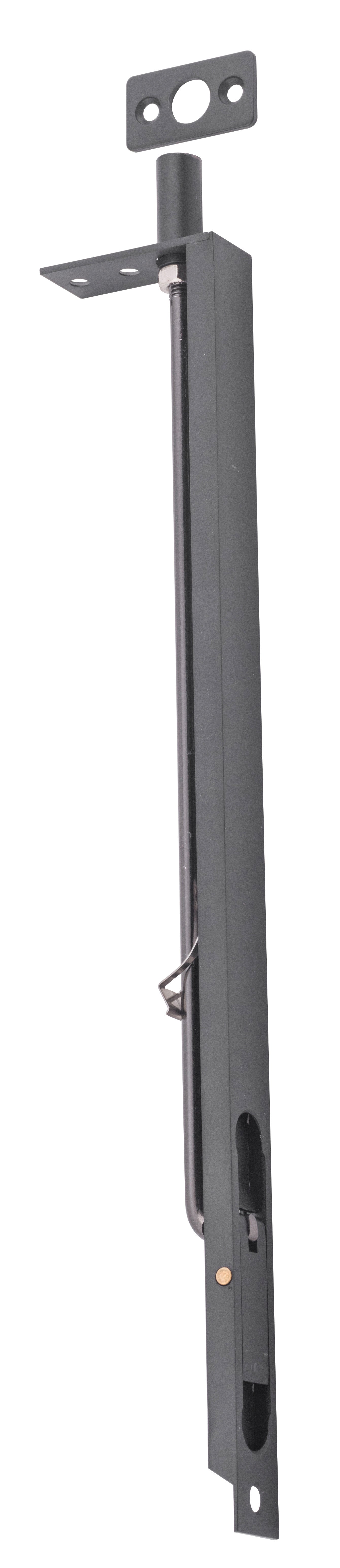 Flush Bolt Matt Black / L300mm