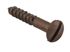 Domed Head Screws Antique Brass / L19mm