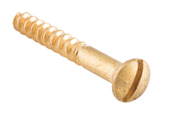 Domed Head Screws Polished Brass / L25mm