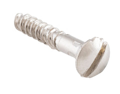Domed Head Screws Polished Nickel / L19mm