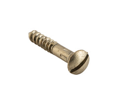 Domed Head Screws Satin Brass / L19mm