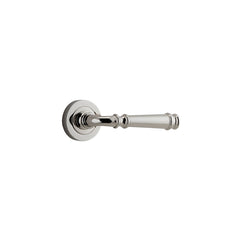 Verona Lever - Round Rose Polished Nickel / Solid Brass