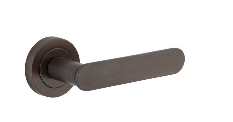 Bronte Lever - Round Rose Antique Brass