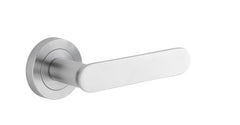 Bronte Lever - Round Rose Satin Chrome