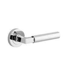 Berlin Lever - Round Rose Chrome Plated