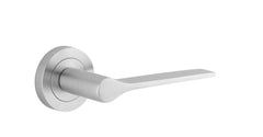 Como Lever - Round Rose Satin Chrome