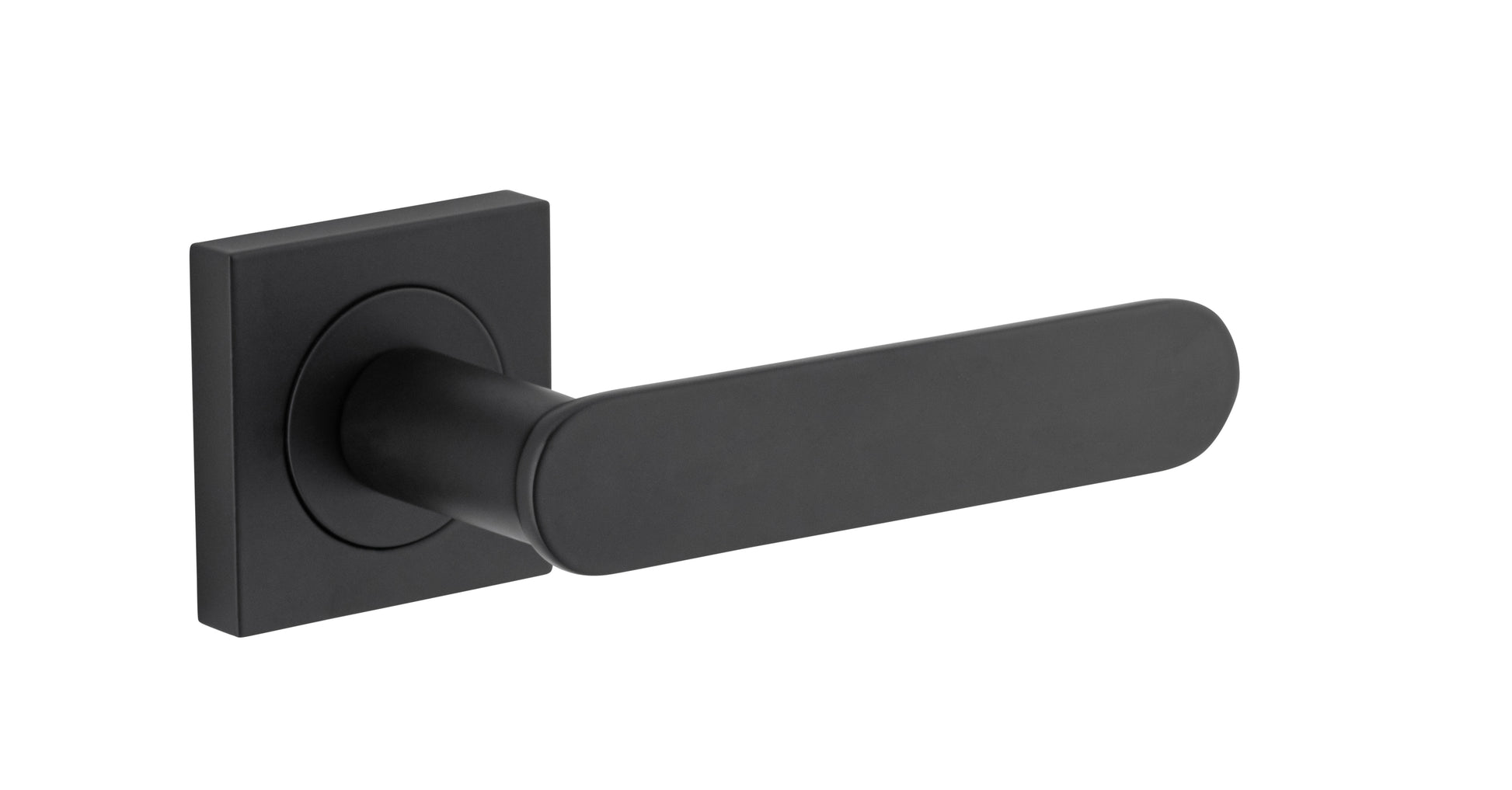 Bronte Lever - Square Rose Matt Black