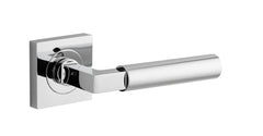 Berlin Lever - Square Rose Chrome Plated