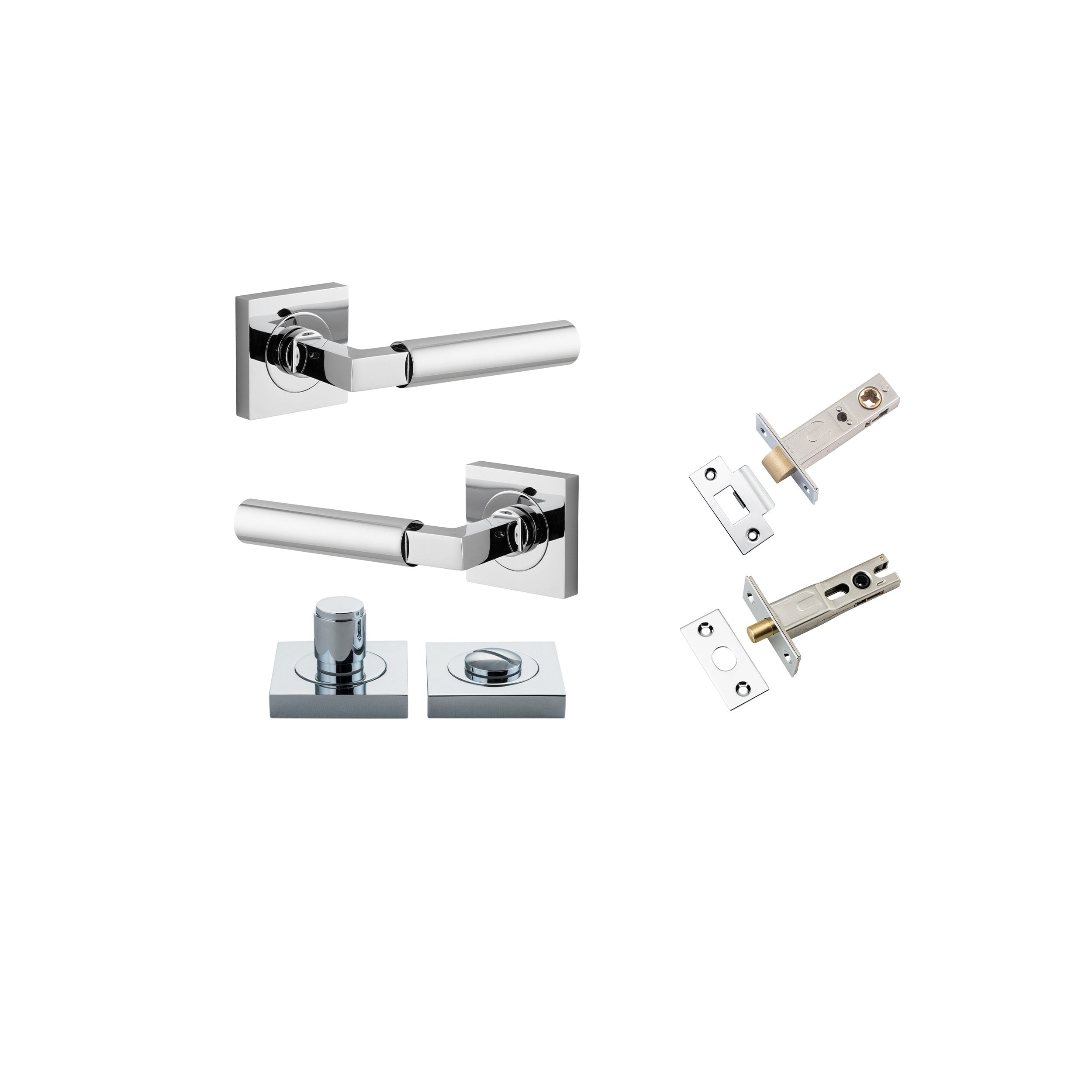 Berlin Lever - Square Rose Privacy Kit