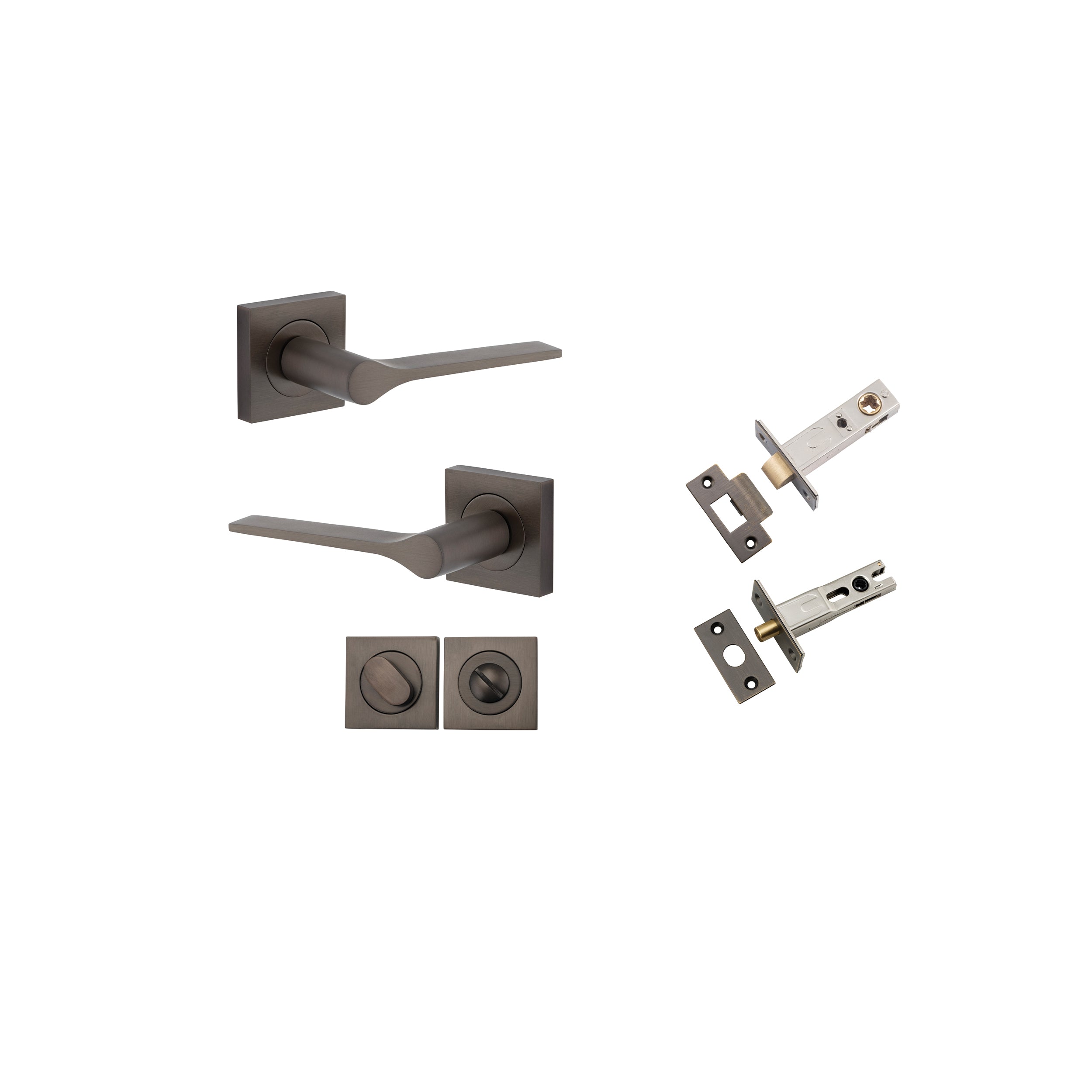 Como Lever - Square Rose Privacy Kit