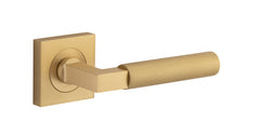 Berlin Lever - Square Rose Satin Brass