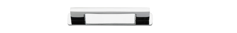 Cali Cabinet Pull with Backplate - CTC 96mm Chrome Plated