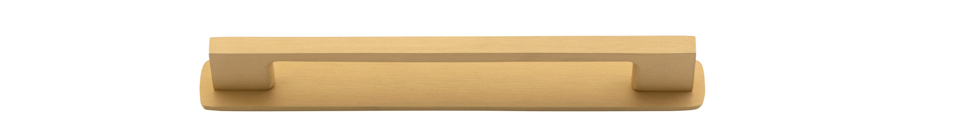 Cali Cabinet Pull with Backplate - CTC 160mm Satin Brass
