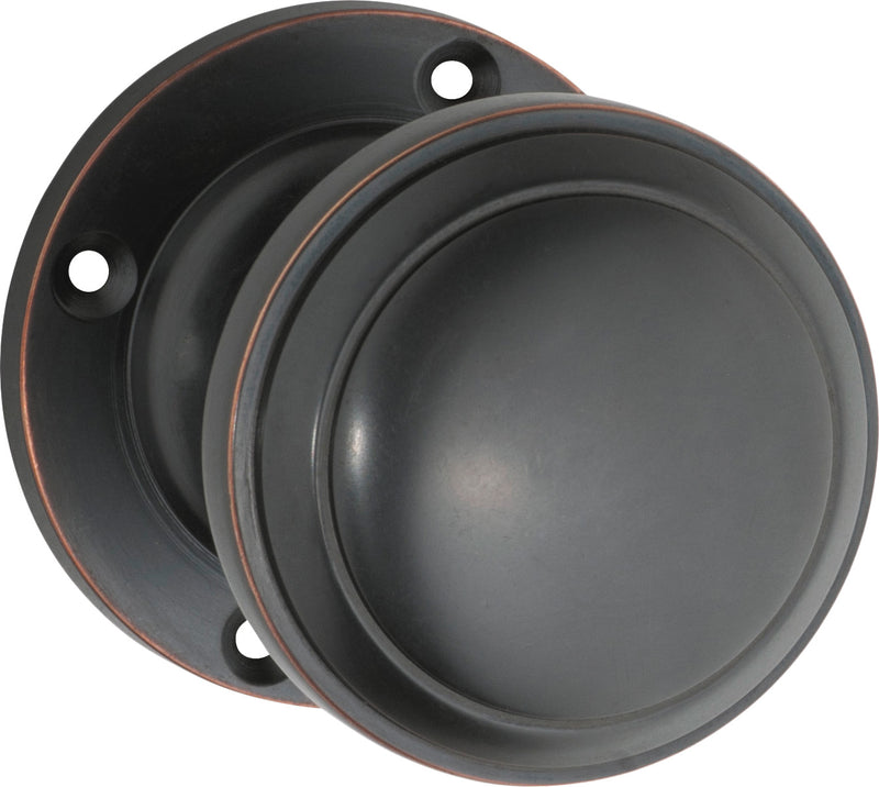 Milton Knob - Round Rose Antique Copper / Passage