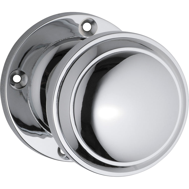 Milton Knob - Round Rose Chrome Plated / Passage