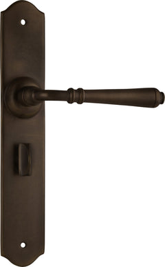 Reims Lever - Long Backplate Antique Brass / Privacy | Privacy