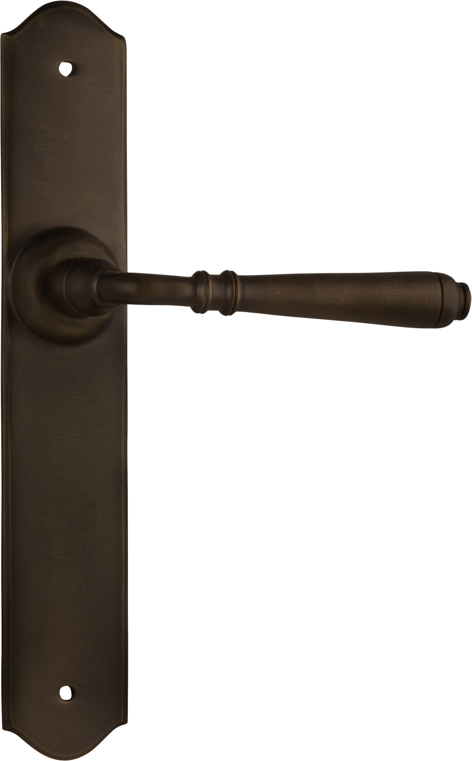 Reims Lever - Long Backplate Antique Brass / Latch | Passage