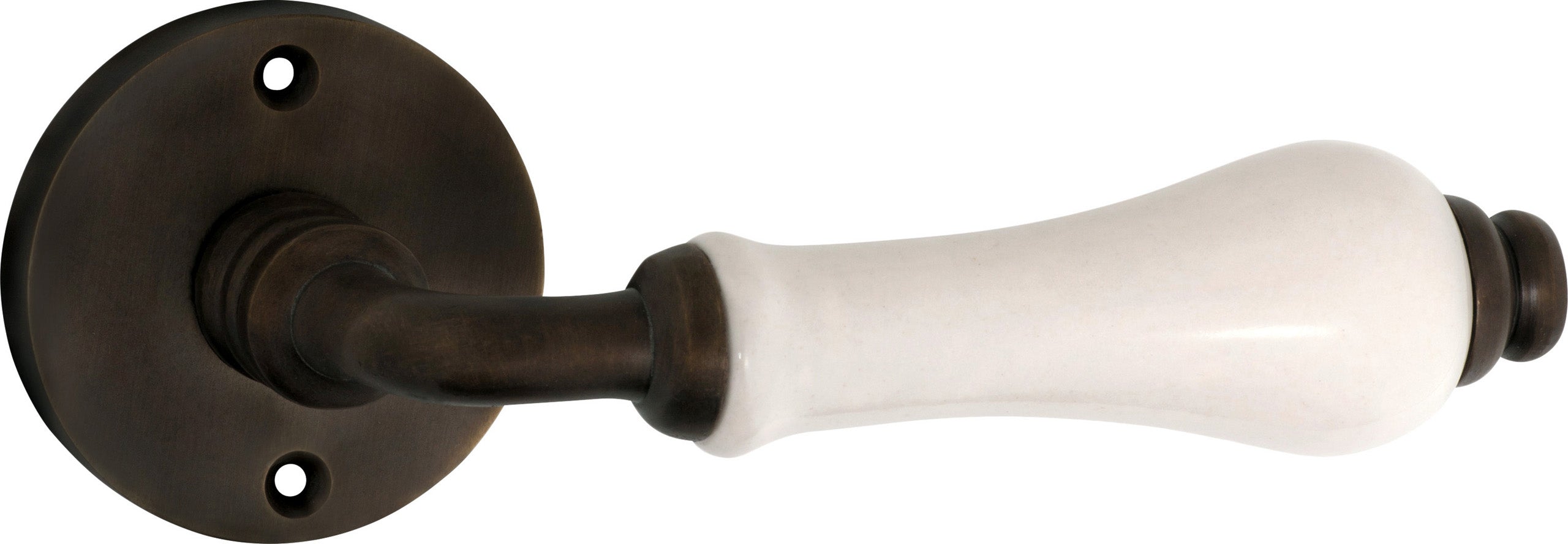 Exeter Door Lever - Round Rose