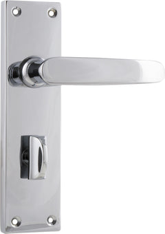 Balmoral Lever - Long Backplate Chrome Plated / Privacy | Privacy