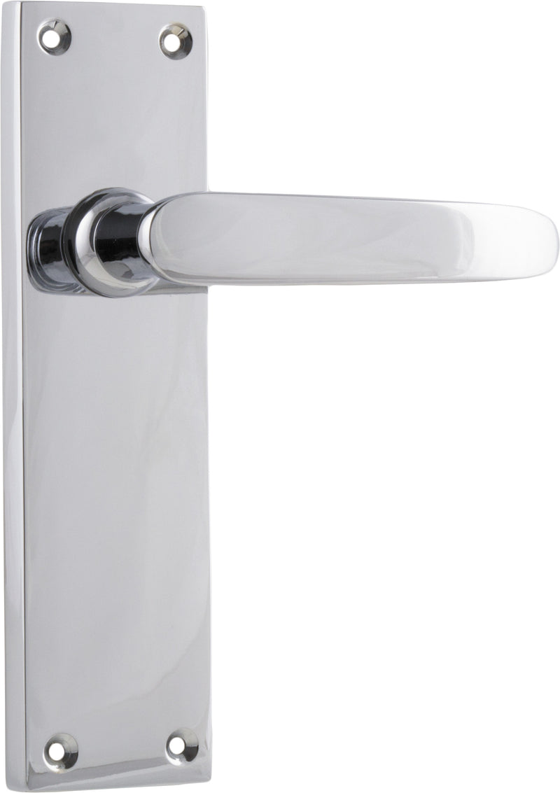 Balmoral Lever - Long Backplate Chrome Plated / Latch | Passage