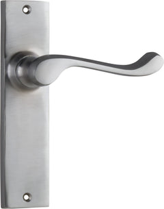 Fremantle Lever - Long Backplate Satin Chrome / Latch | Passage