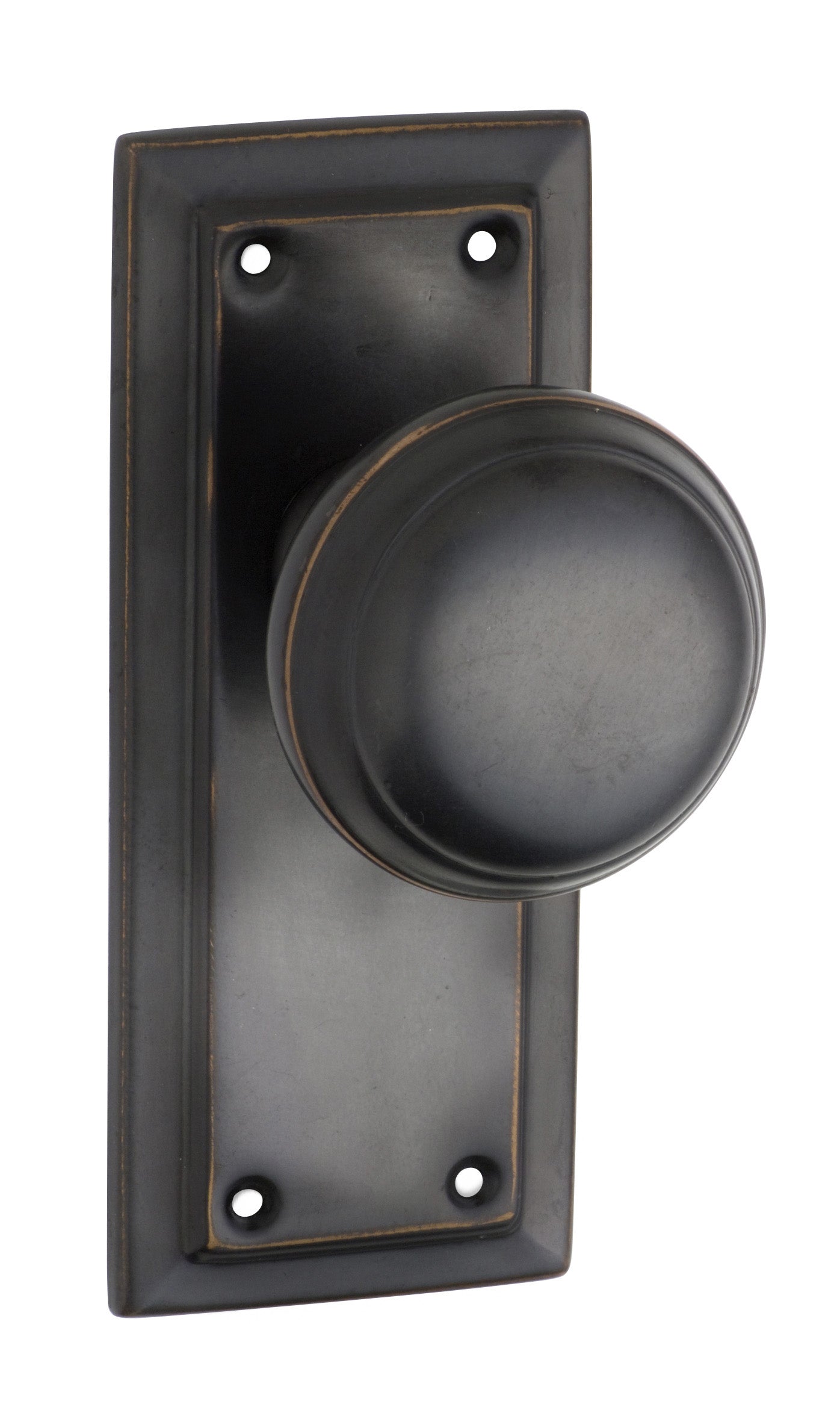 Richmond Door Knob - Short Backplate