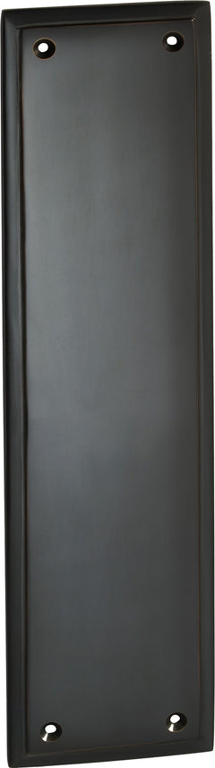 Milton Push Plate Antique Copper