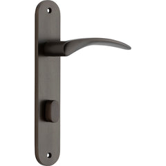 Oxford Lever - Oval Backplate Antique Brass / Solid Brass