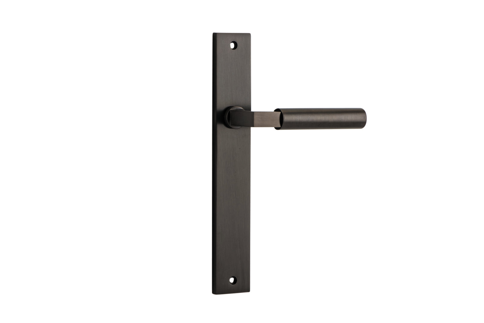 Berlin Lever - Rectangular Backplate Antique Brass