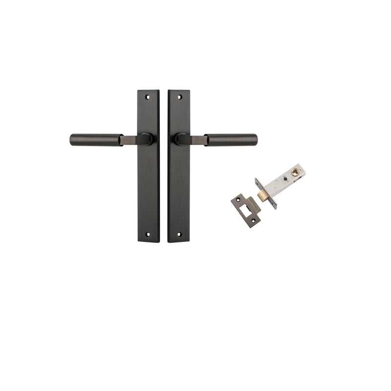 Berlin Lever - Rectangular Backplate Passage Kit Antique Brass / Solid Brass