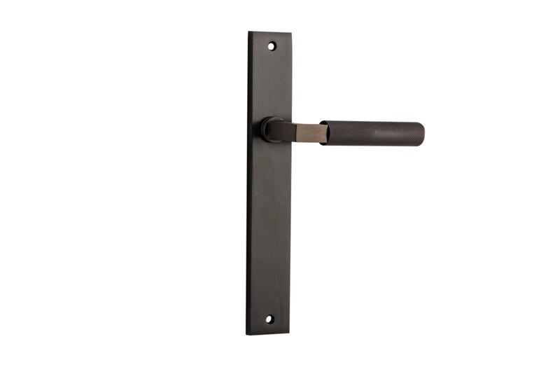 Brunswick Lever - Rectangular Backplate Antique Brass
