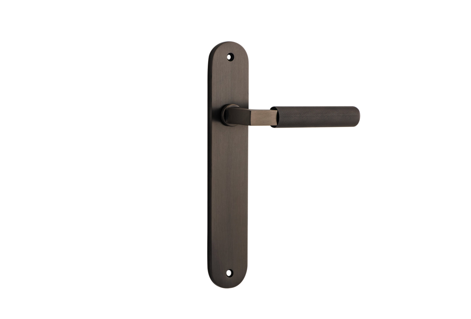 Brunswick Lever - Oval Backplate Antique Brass