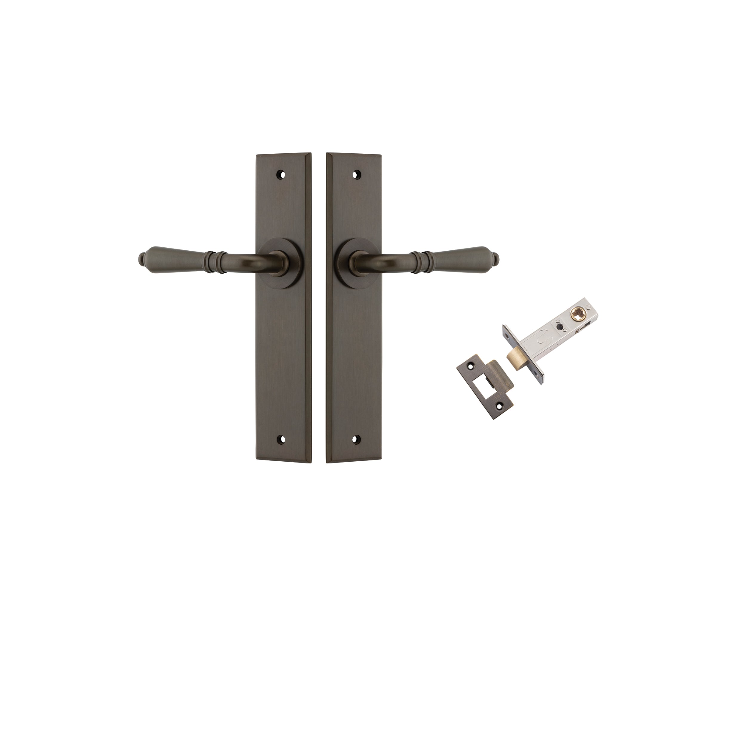 Sarlat Lever - Chamfered Backplate Passage Kit